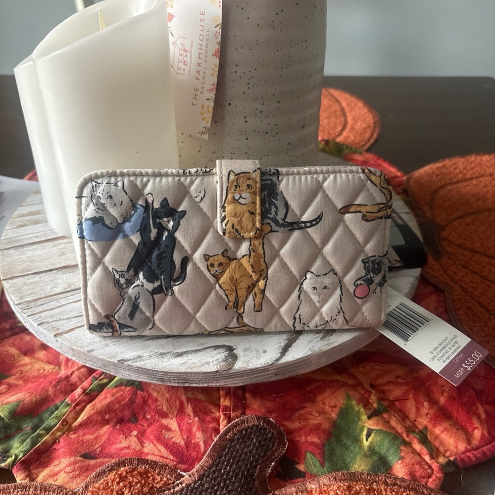 Vera Bradley A Cats Life wallet